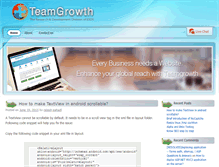 Tablet Screenshot of blog.teamgrowth.net